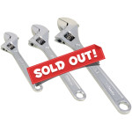 3Pcs Tolsen 6/8/10inch Crescent Adjustable Wrench Set SAE Metric Scale